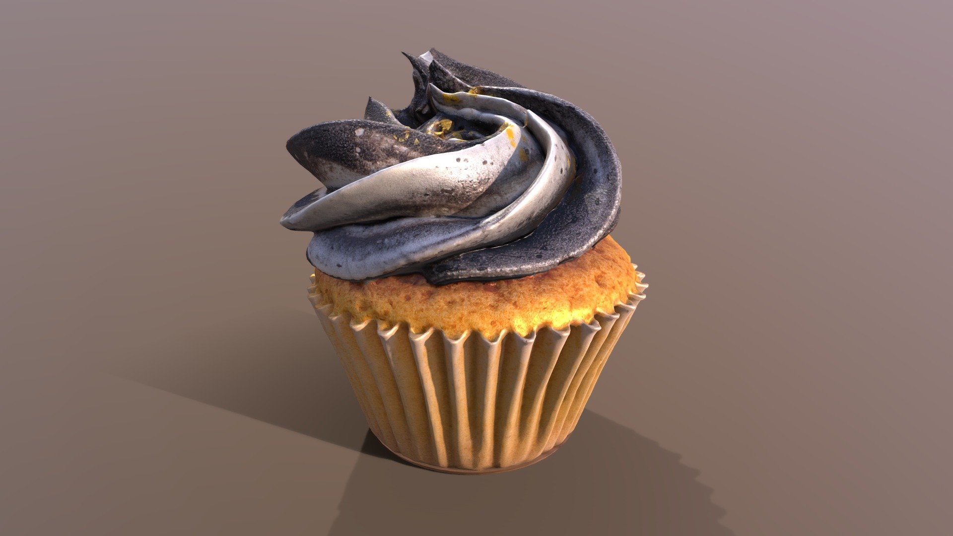 Strawberry Cupcake 3d