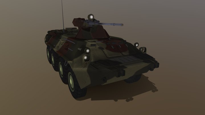 BTR-80A (USSR) – Free 3D Model STL