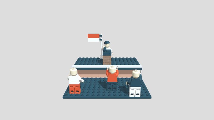 kampanye 3D Model