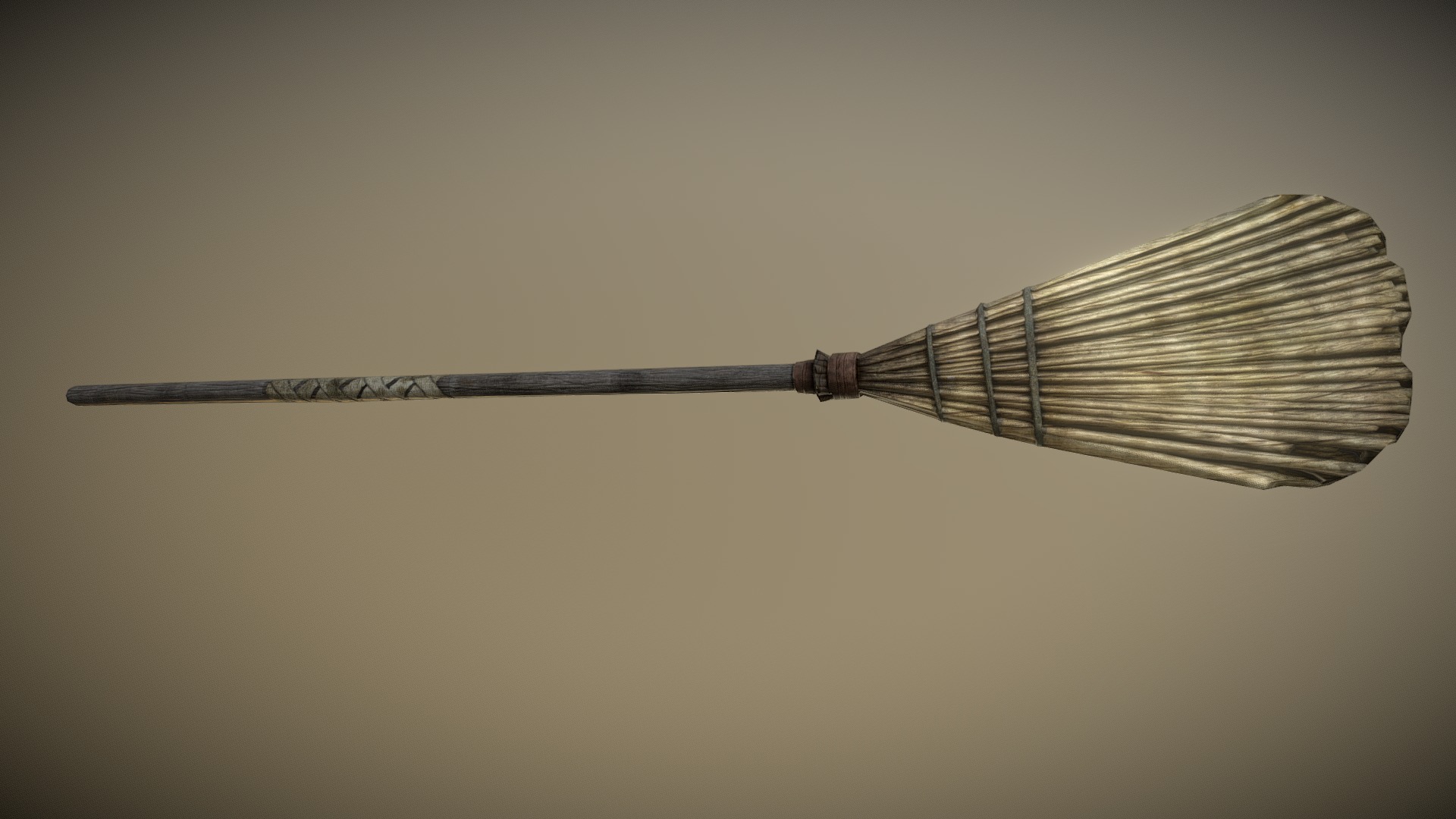 3D model Brush - This is a 3D model of the Brush. The 3D model is about a sword with a handle.