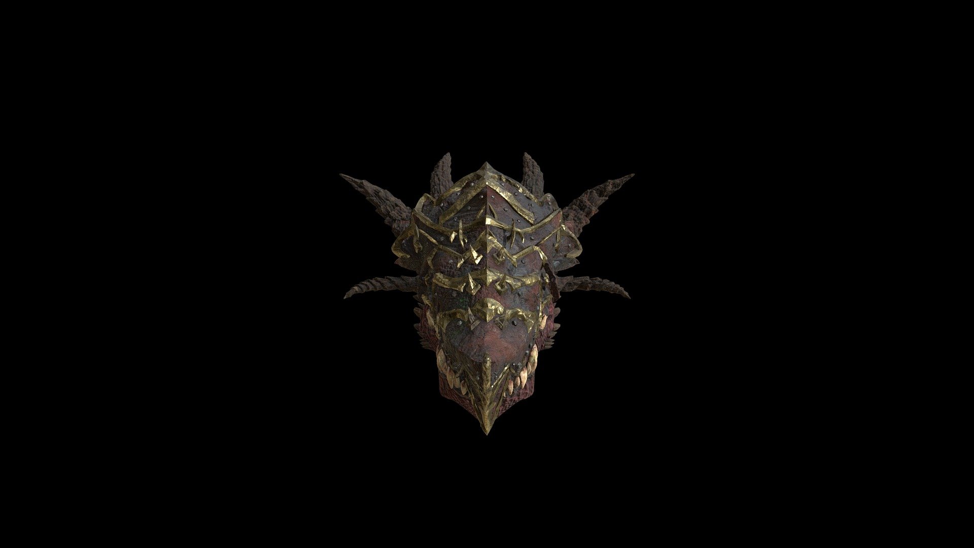 Assignment: 1 Dragon head texturing