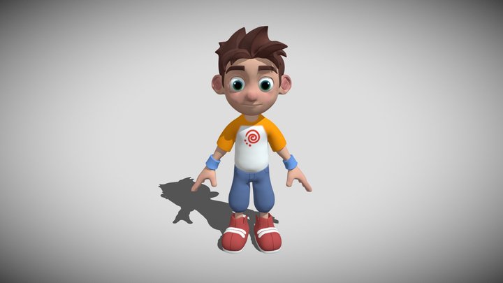 Cartoon Character 3D Model