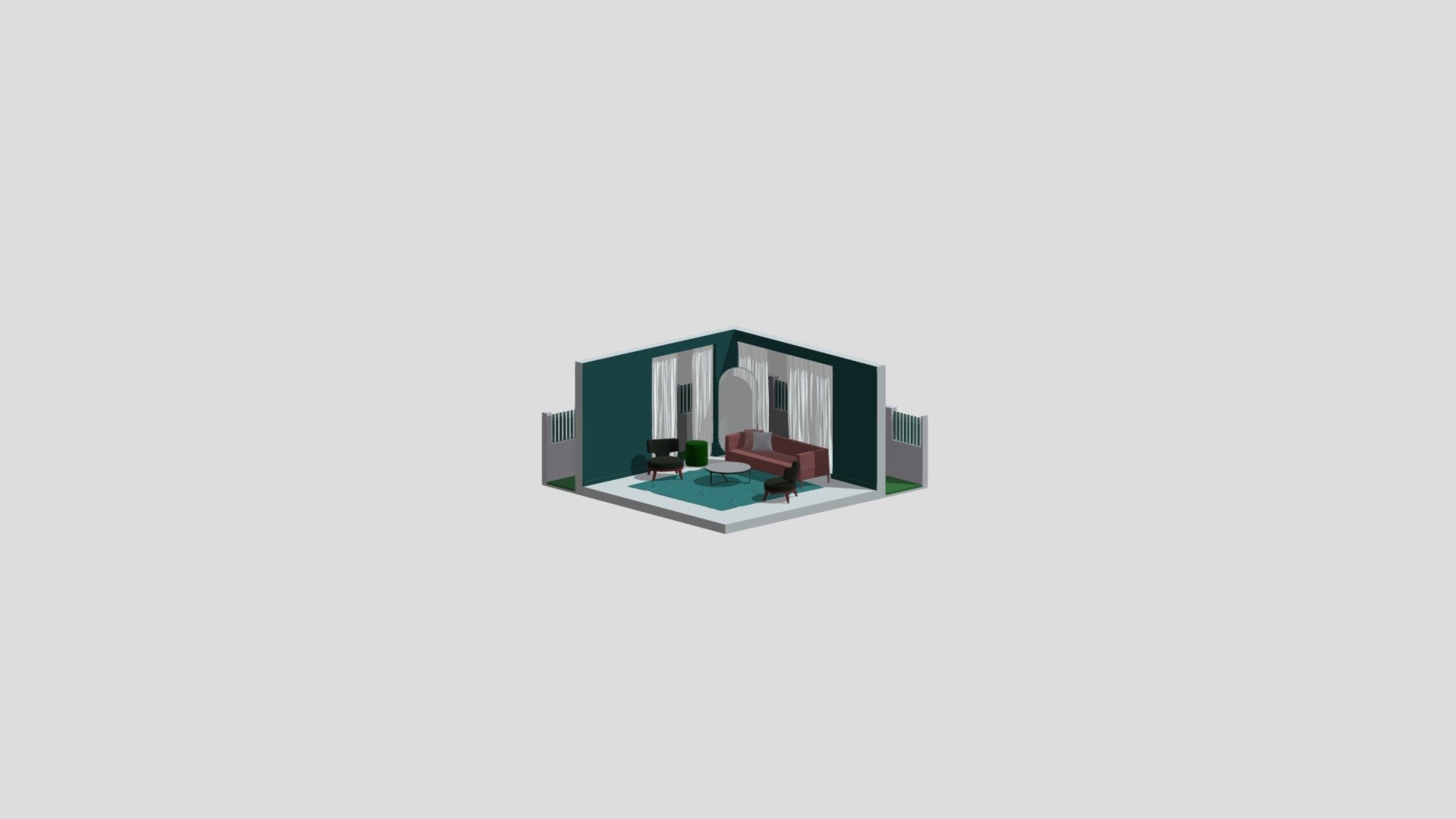 Room & Furniture Design Download Free 3D model by geppettomaster