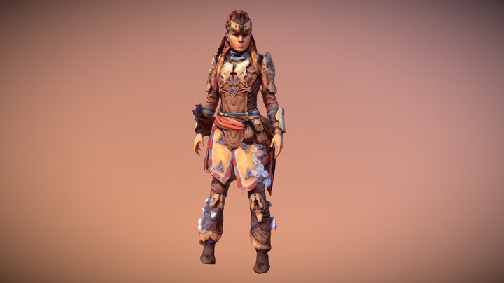 Horizon Zero Dawn photogrammetry 3D Model