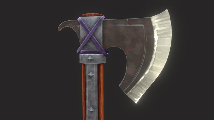 Handpainted Axe – Modèle 3D gratuit STL