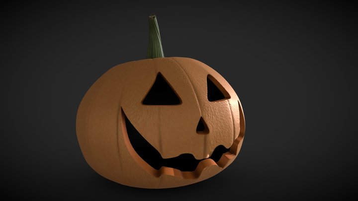 Halloween Pumpkin 3D Model