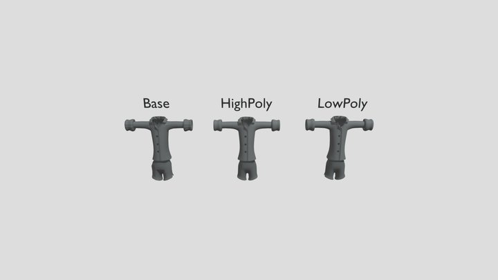 Luca Ropa Bakes 3D Model