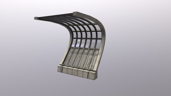 Noise barrier 3D Model