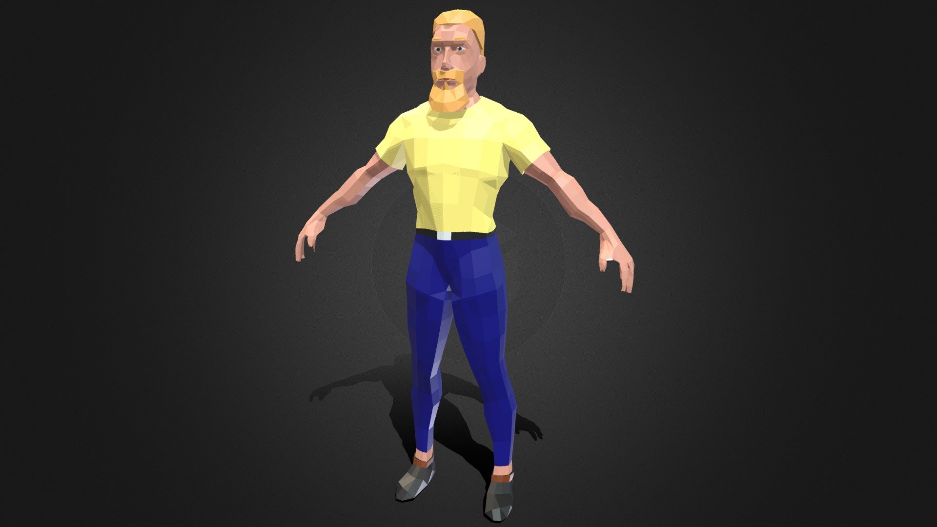 Low Poly Man - Rigged - Buy Royalty Free 3D model by MHKstudio [0a13f5f ...