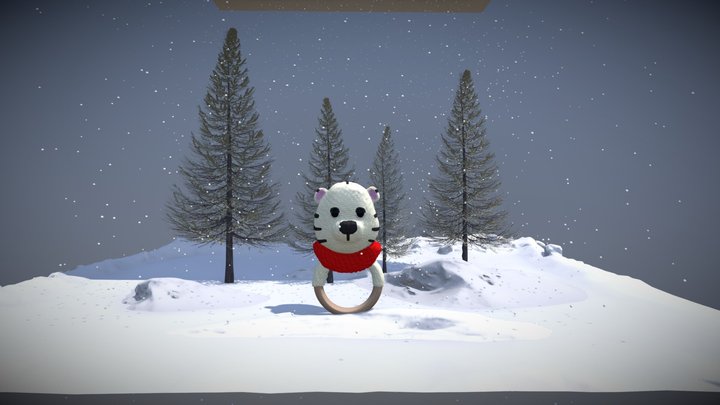 Tiger toy 3D Model