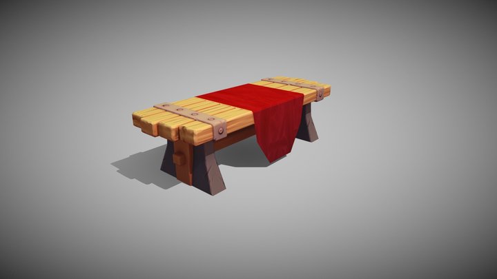 Dungeon Table 3D Model