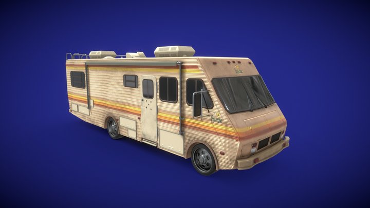 Breaking Bad RV - 1986 Fleetwood Bounder 3D Model