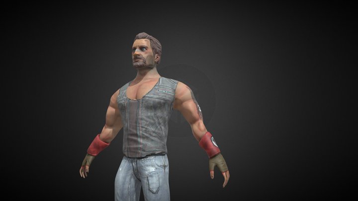 David - Character Design - Game Ready 3D Model