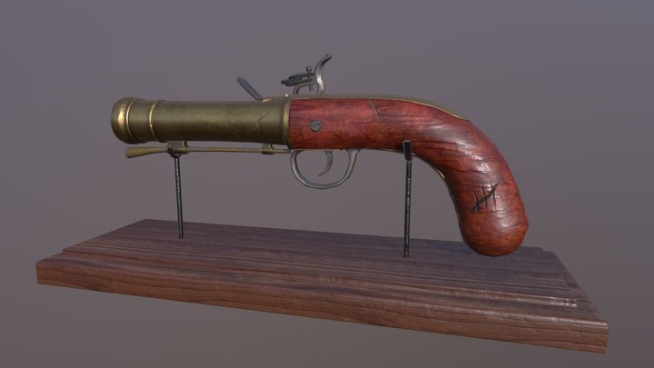 Flintlock 3D Model
