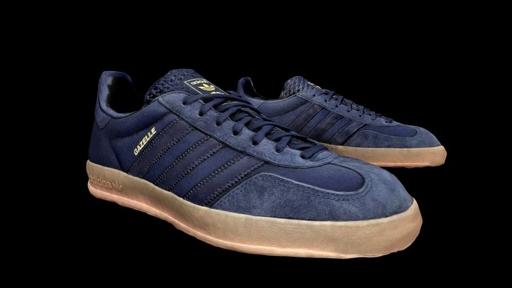 SCANNED ADIDAS GAZELLE INDOOR SHOES H06271 3D Model