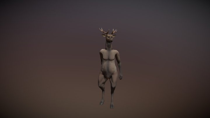 Wapiti Deer 3d model 3D Model