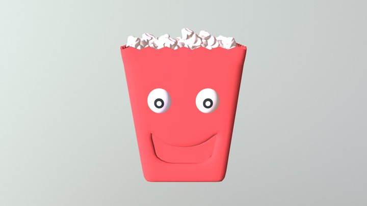 Pop Corn 3D Model