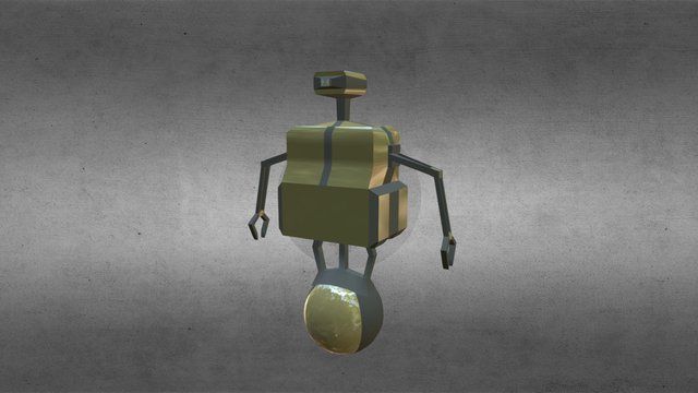 Robot Butlet 3D Model