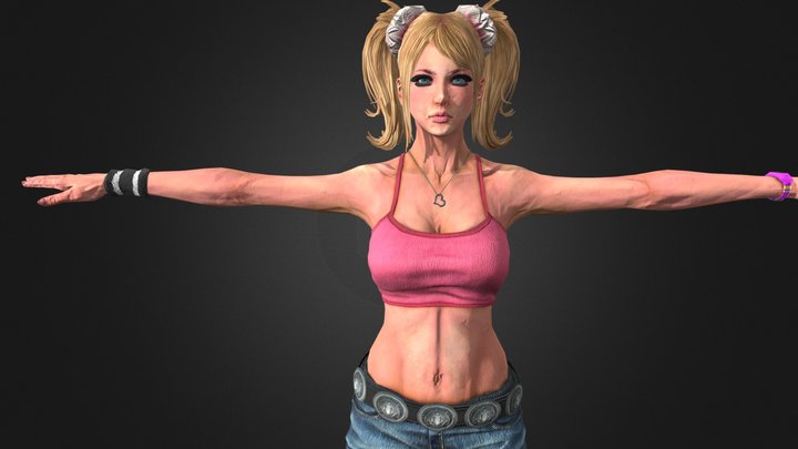 Juliet Starling pink top Lolipop Chainsaw 3D Model