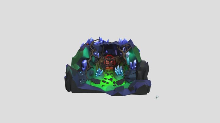 Enchanted Cavern Entrance 3D Model
