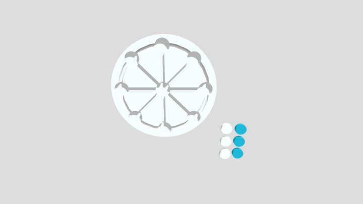 Tres En Raya Romano 3D Model