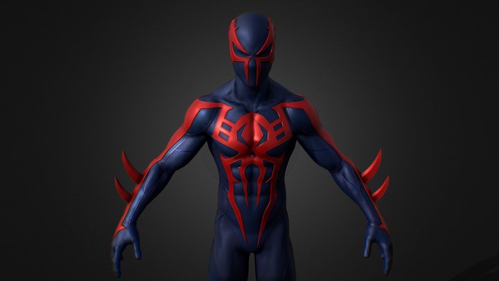 Miguel O’hara Spider-Man Into The Spider-Verse 3D Model