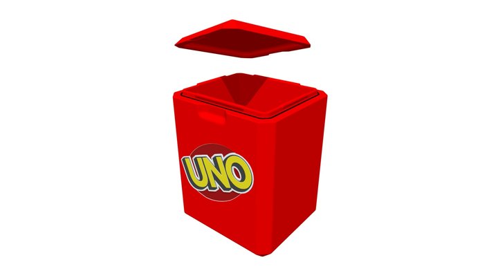 uno cards Modelo 3D in Jogos de Tabuleiro 3DExport