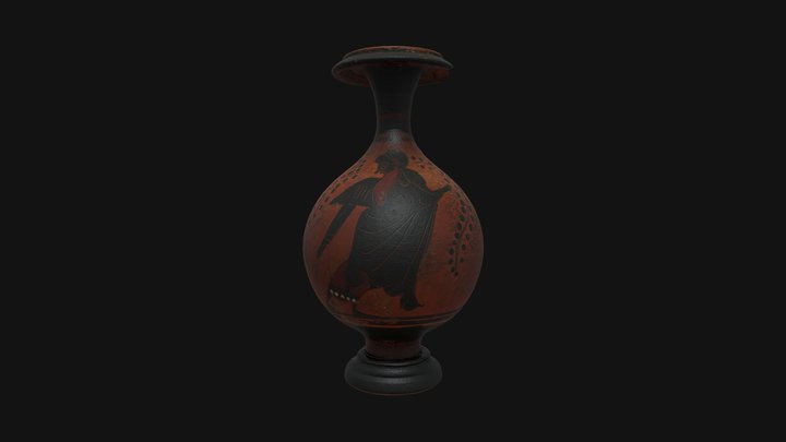 Greek Oil Flask 3D Model