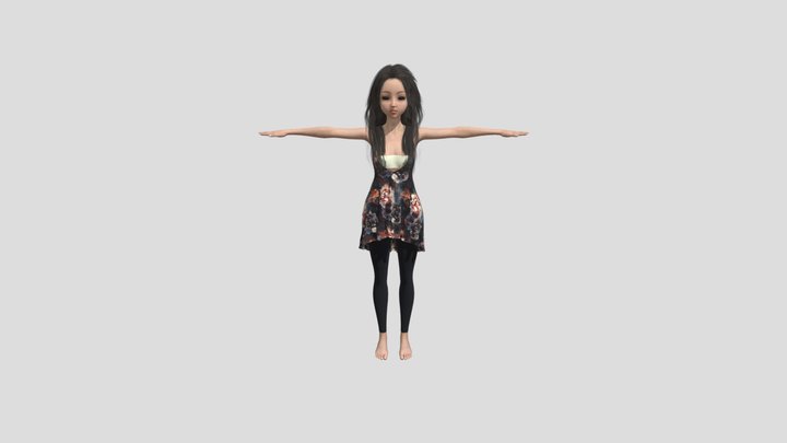 Julie 3D Model
