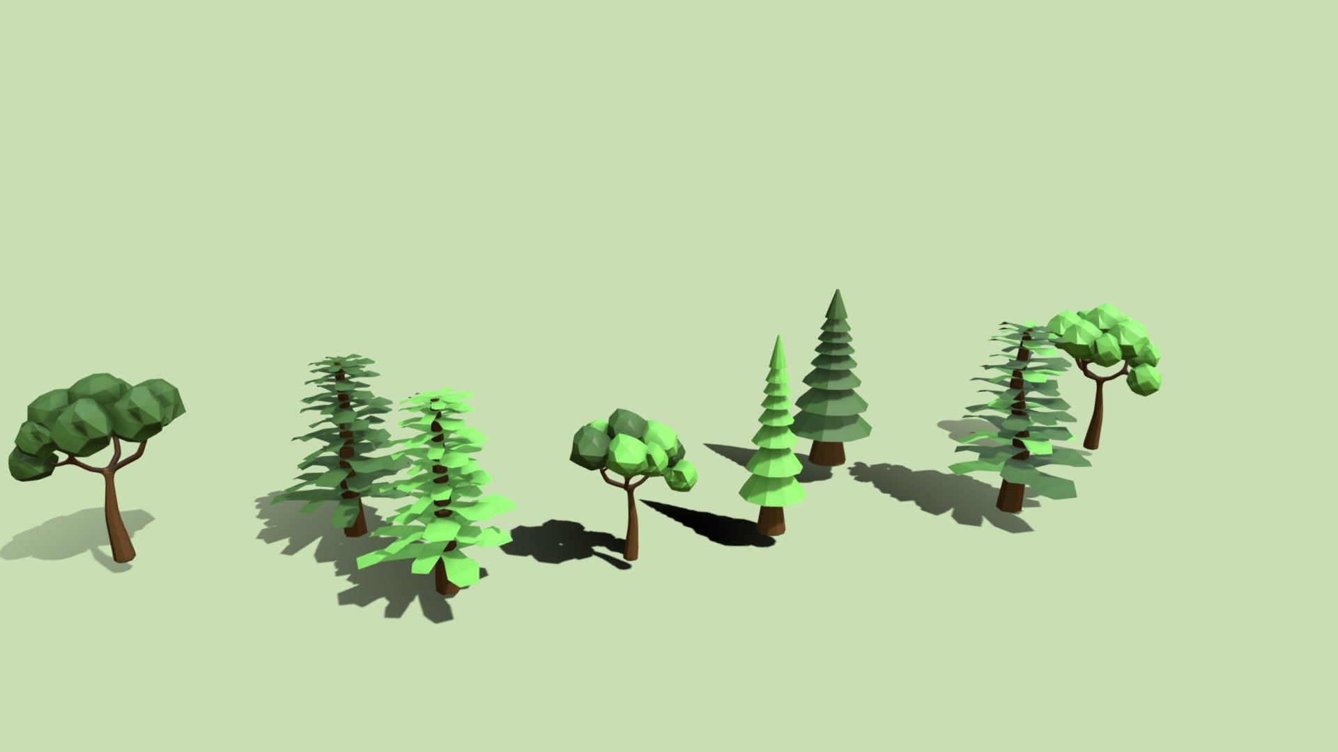 Low Poly Trees - Download Free 3D model by I'm blendin' it (@im_blendin ...