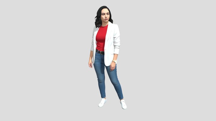 Bold in White and Red – Modelo 3D gratuito STL