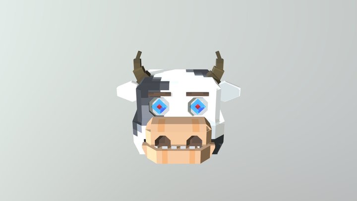 Mineteria - Cow Animatronic - MNAF 3D Model