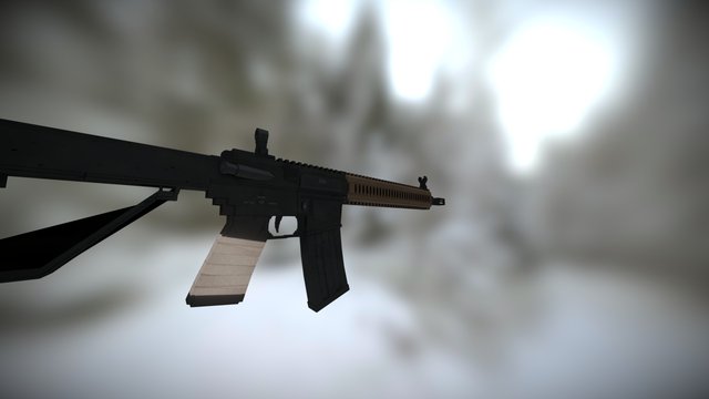 M4A1 Carbine rifle 3D Model