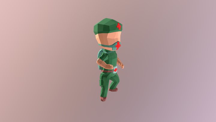 Soldado Medico 3D Model