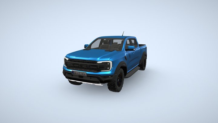 Ford Ranger Raptor 3D Model