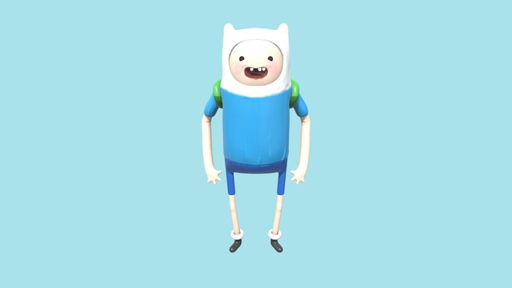 ADVENTURE TIME-FINN 3D Model