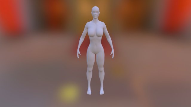 Female Basemesh 3D Model