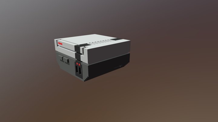 Nintendo Entertainment System 3D Model