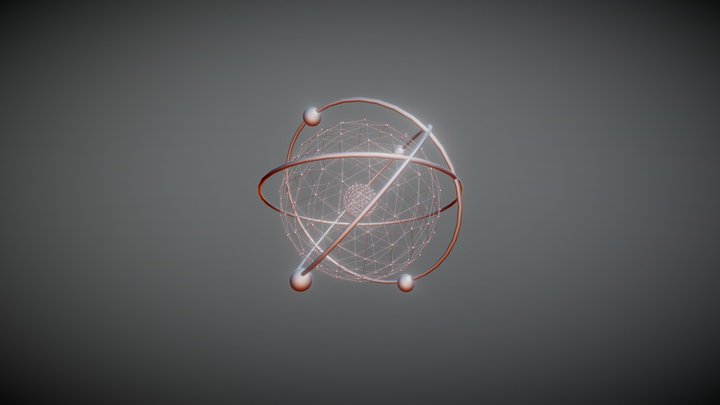 atom model 3D Model