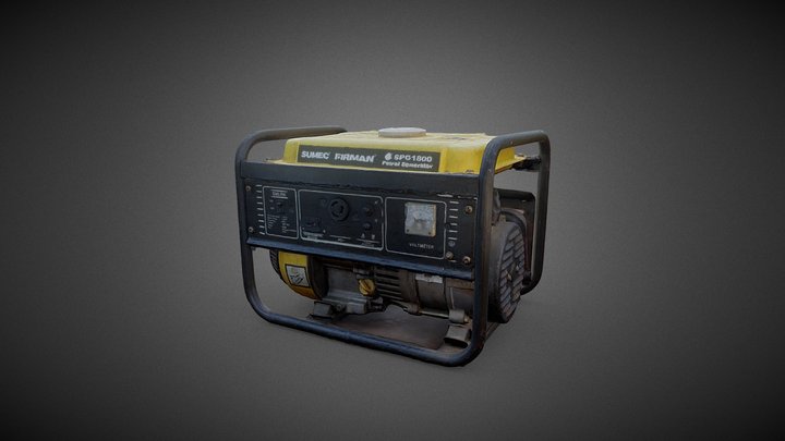 Power Generator scan 3D Model