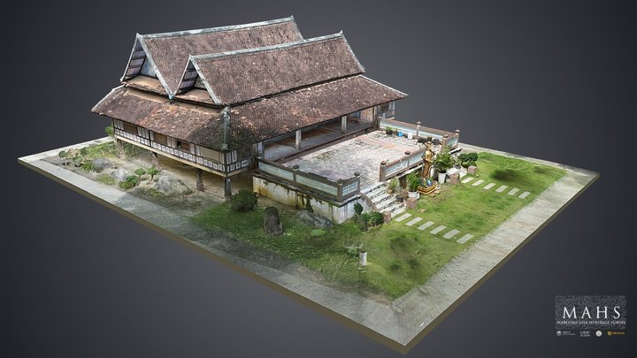 Monk’s residence, Wat Khuan Nai, Thailand