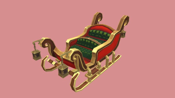 Sled_study 3D Model