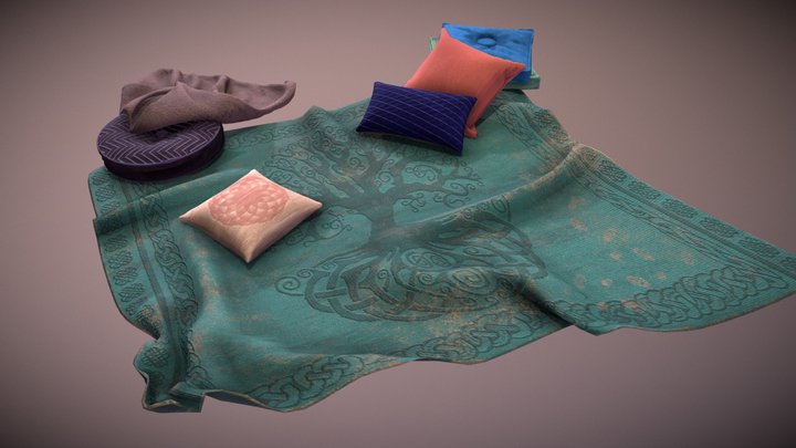 Cosy Picnic Area 3D Model