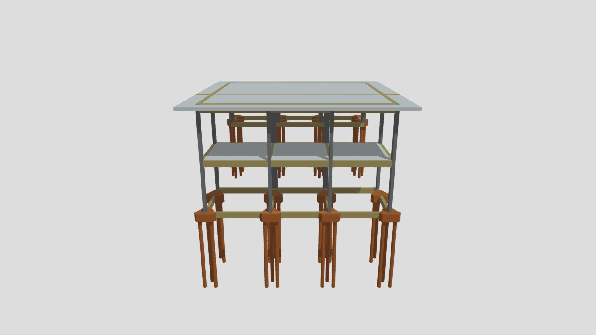 Pórtico 3D — Sketchfab embed 3D viewer
