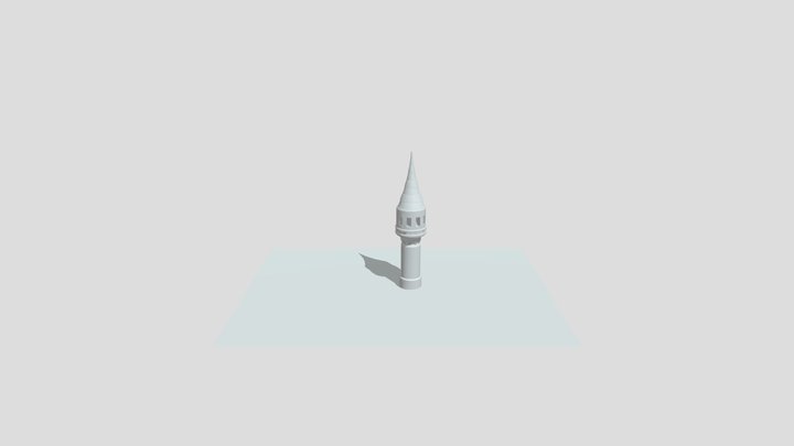 FBX Spire 3D Model