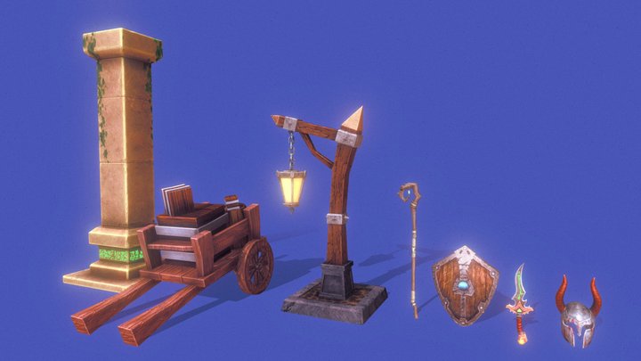 Pack Medieval Assets 3D Model