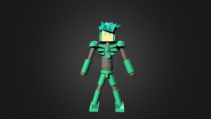 Sprite-character 3D models - Sketchfab