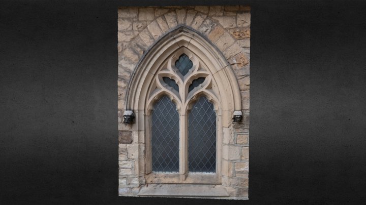 West Cemetery Window 02 3D Model