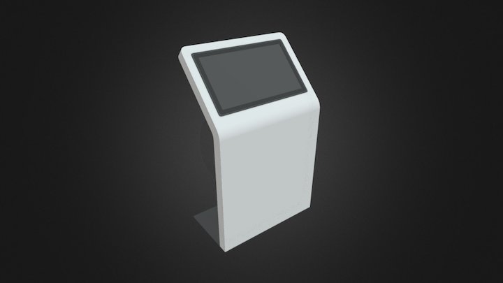 Kiosk Touchscreen 01 3D Model