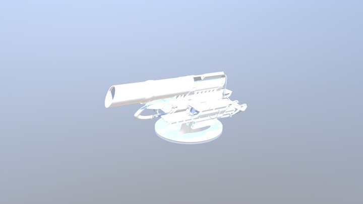 laser turret XN-1 LAWS model 3D Model